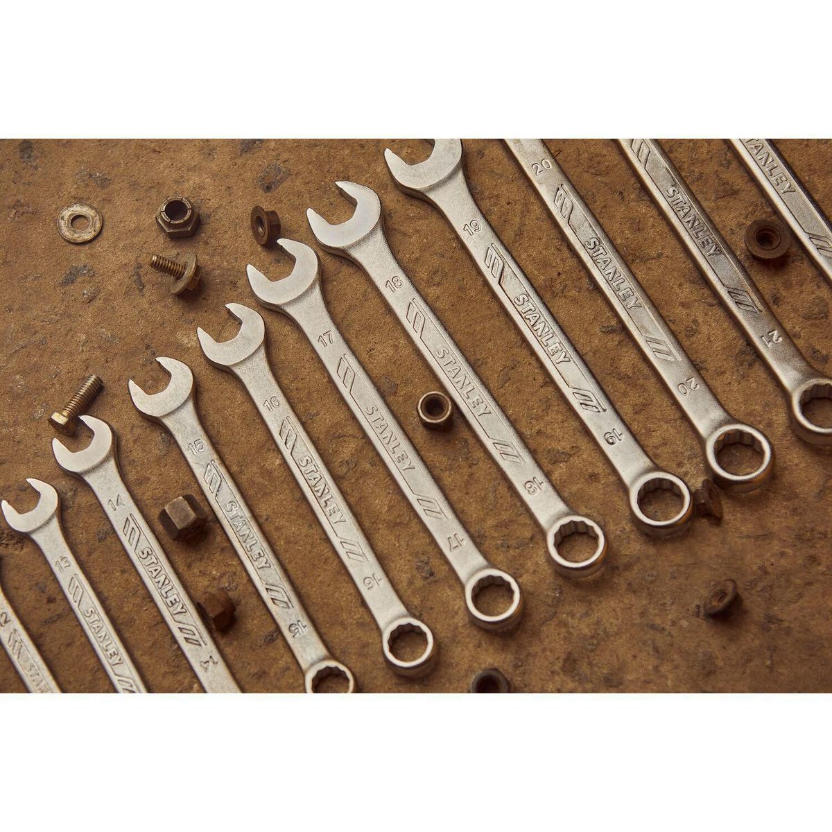 STANLEY - Llave Combinada Stanley Anti-Slip 23mm