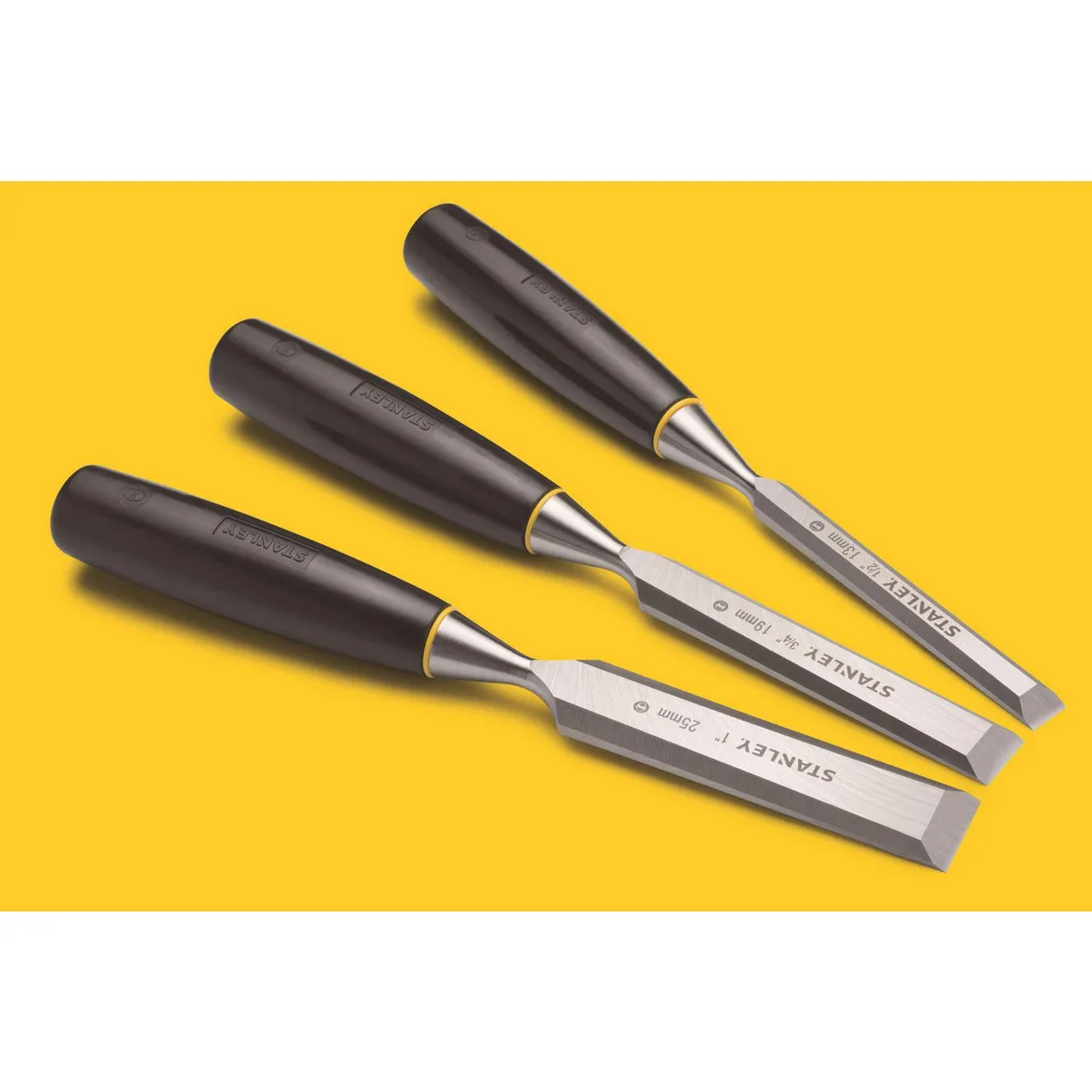 STANLEY - Juego de Formones 3 Piezas Stanley