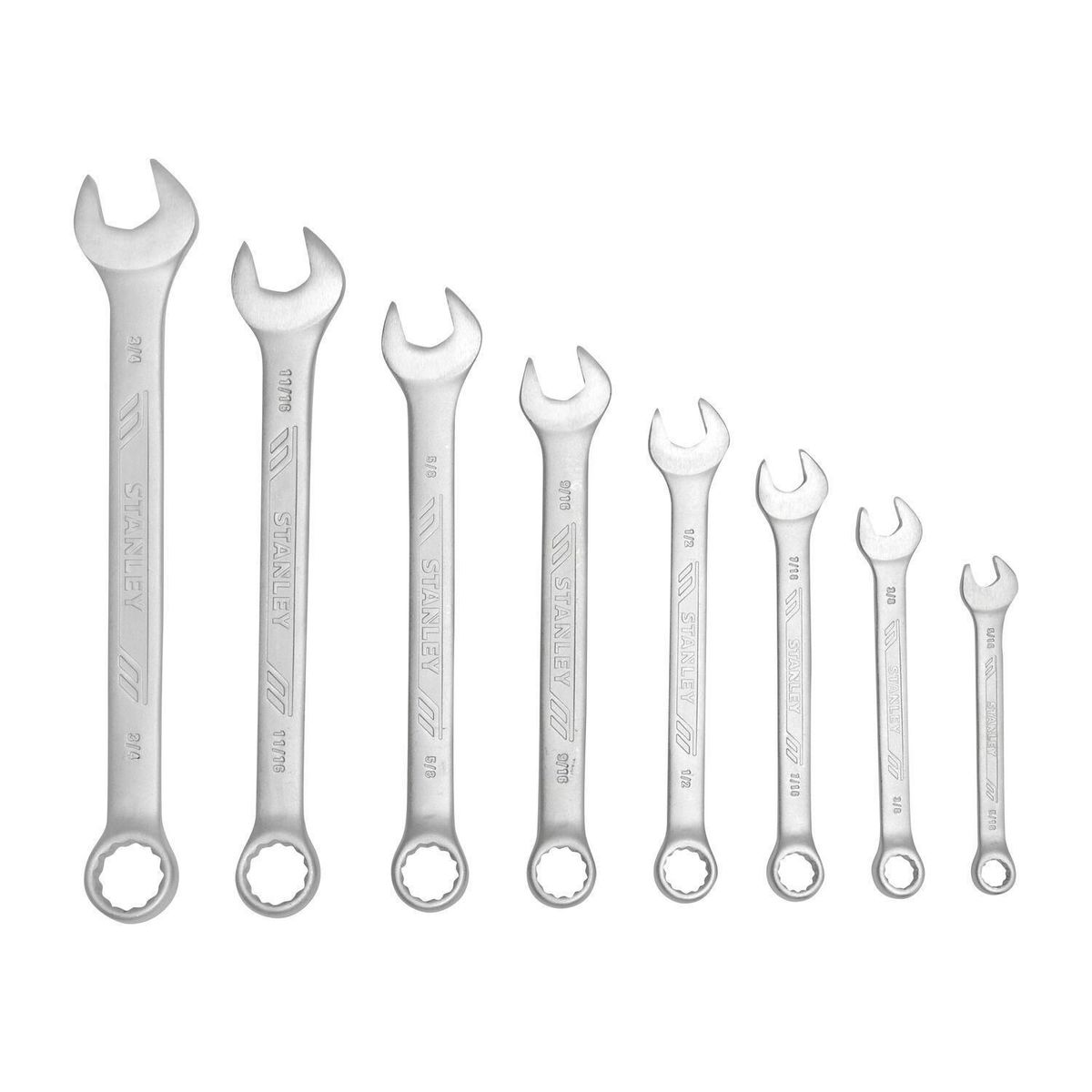 STANLEY - Juego de Llaves  Combinadas Stanley  8 Piezas