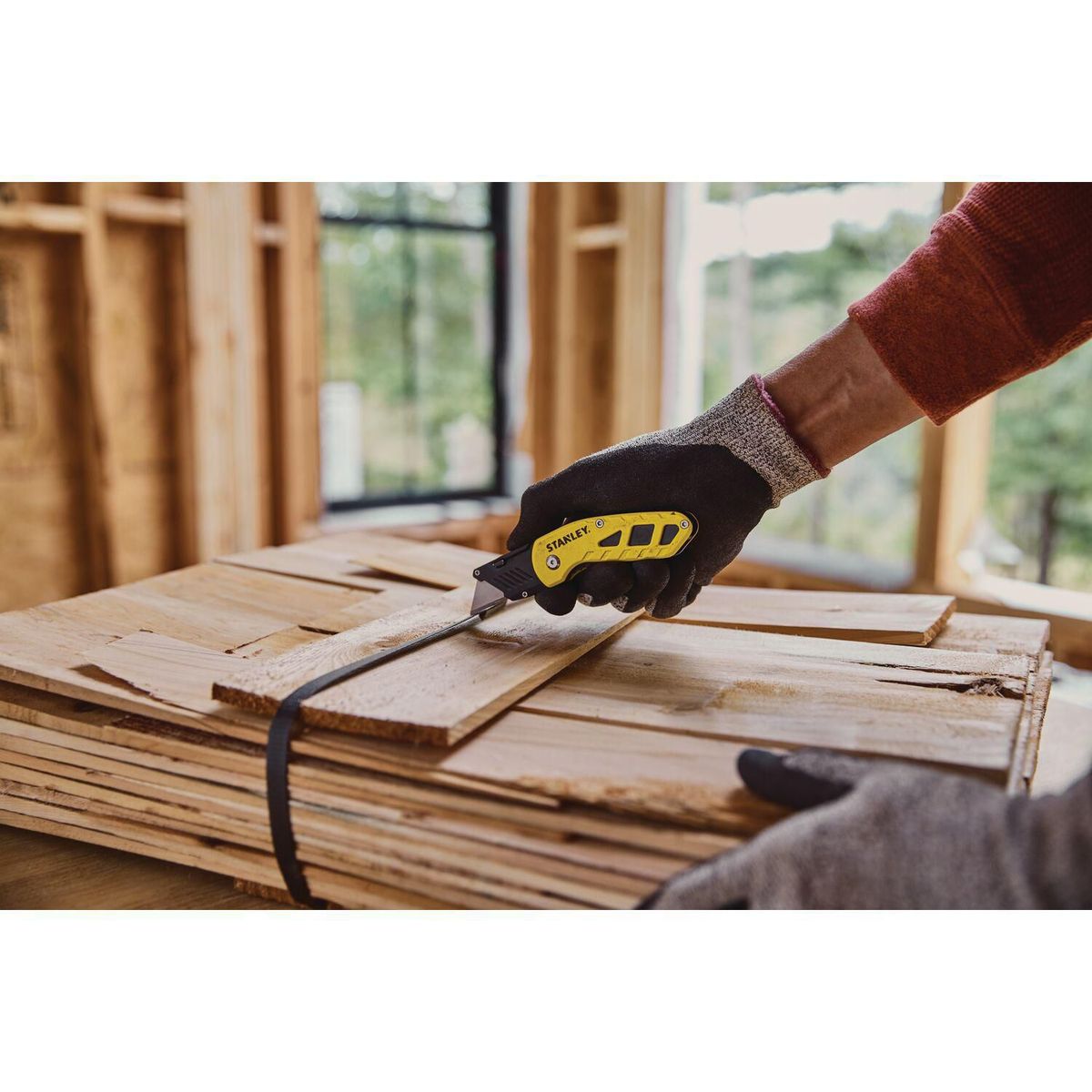 STANLEY - Cuchilla Retráctil Control Grip Stanley