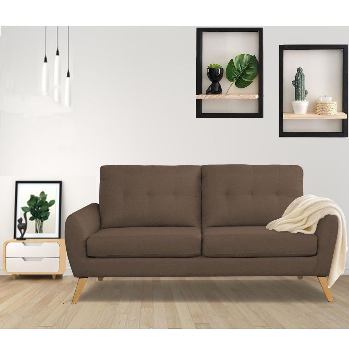 CASA BELLA - Sofá 3 Cuerpos Cagliari