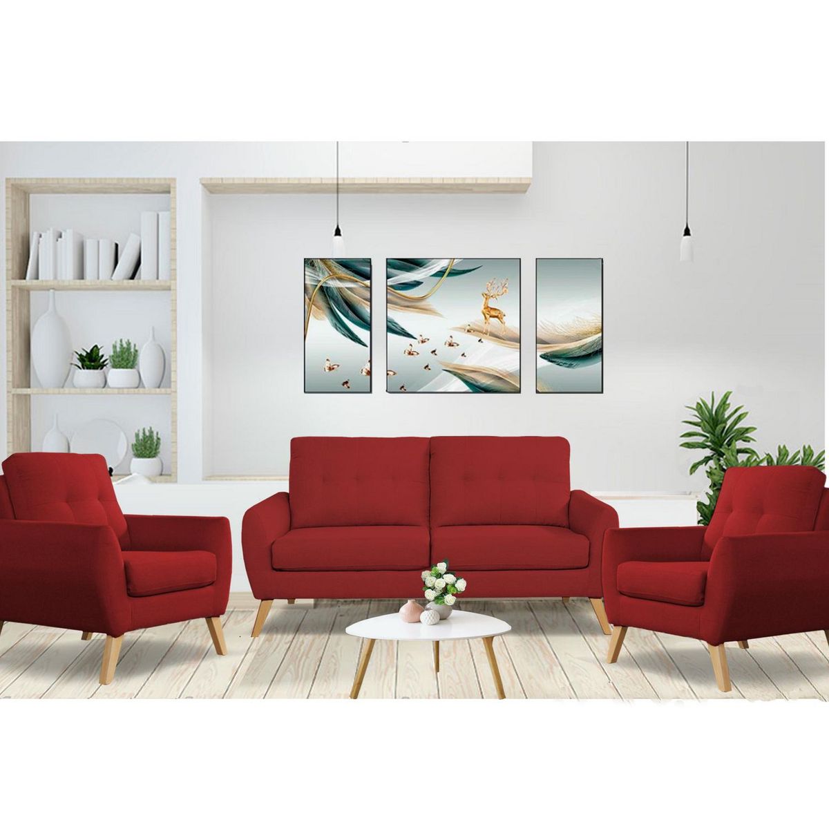 CASA BELLA - Juego de Sala 3-1-1 Cagliari