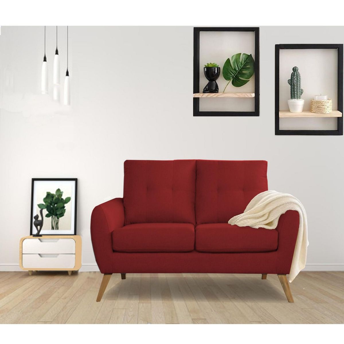 CASA BELLA - Sofá 2 Cuerpos Cagliari