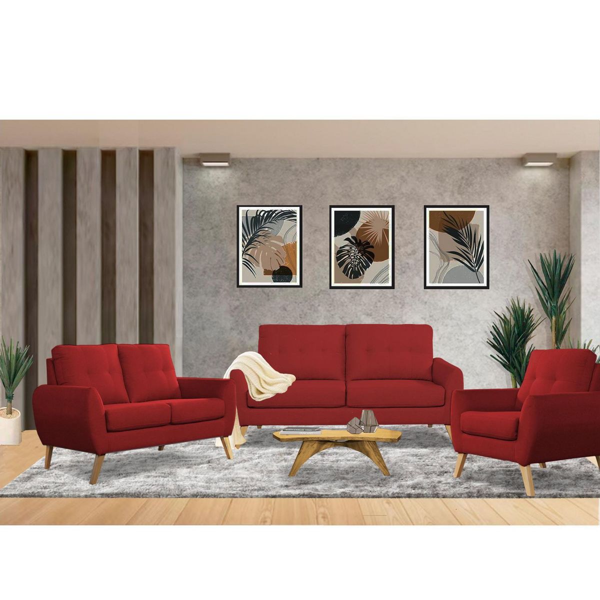 CASA BELLA - Juego de Sala 3-2-1 Cagliari