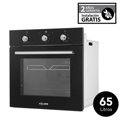 Horno Empotrable Volker El�ctrico 65 Lt MEM65 Negro