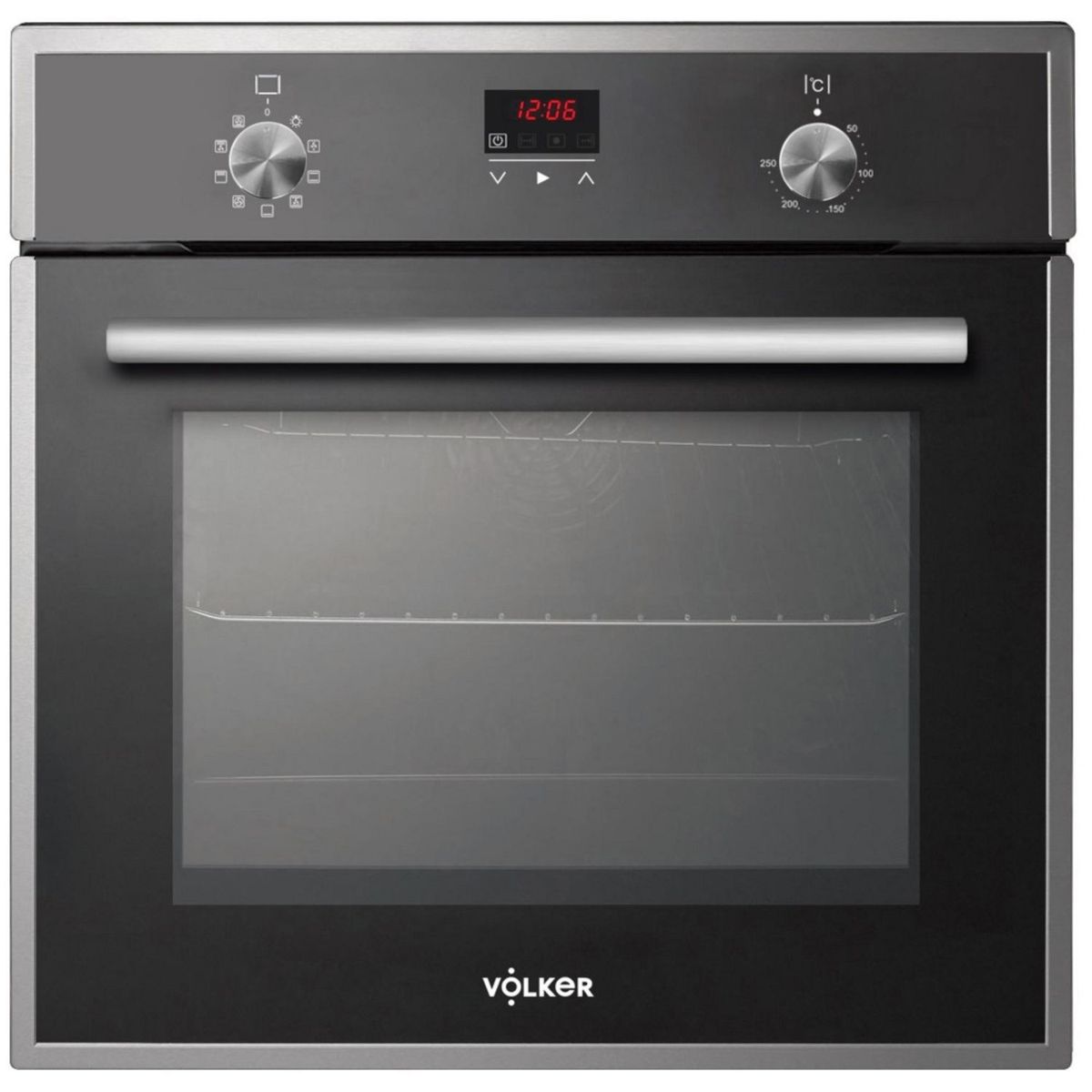 VOLKER - Horno Empotrable Volker Eléctrico 65 Lt MEM619 Negro