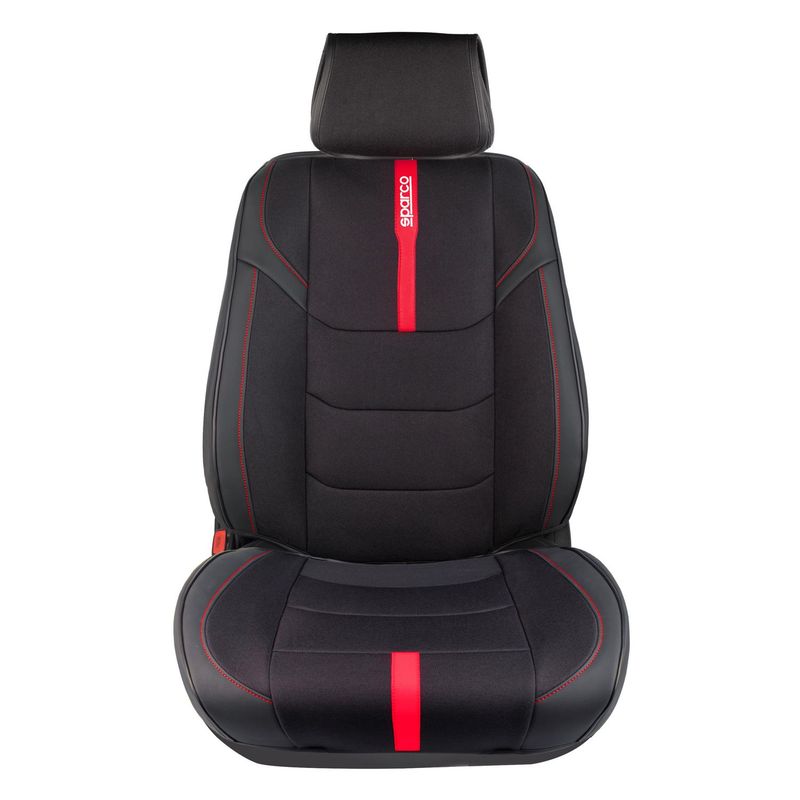 SPARCO - Funda Asiento Sparco Premium Individual SPS427RD Negro/Rojo