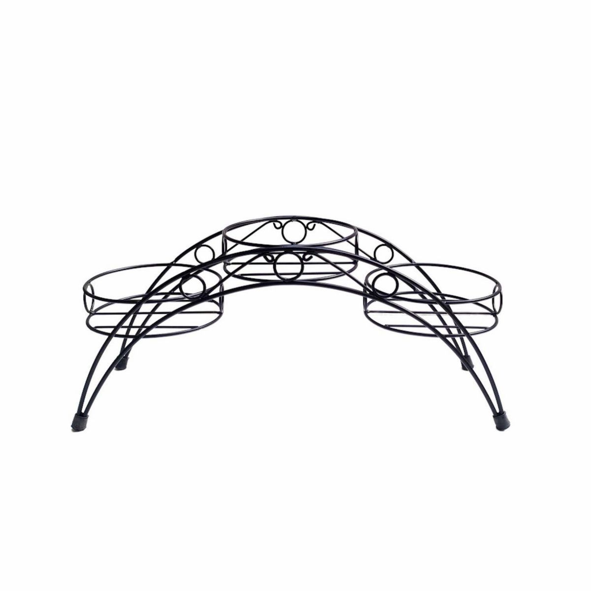 GENERICO - Portamacetas Arco 3 Macetas Metal