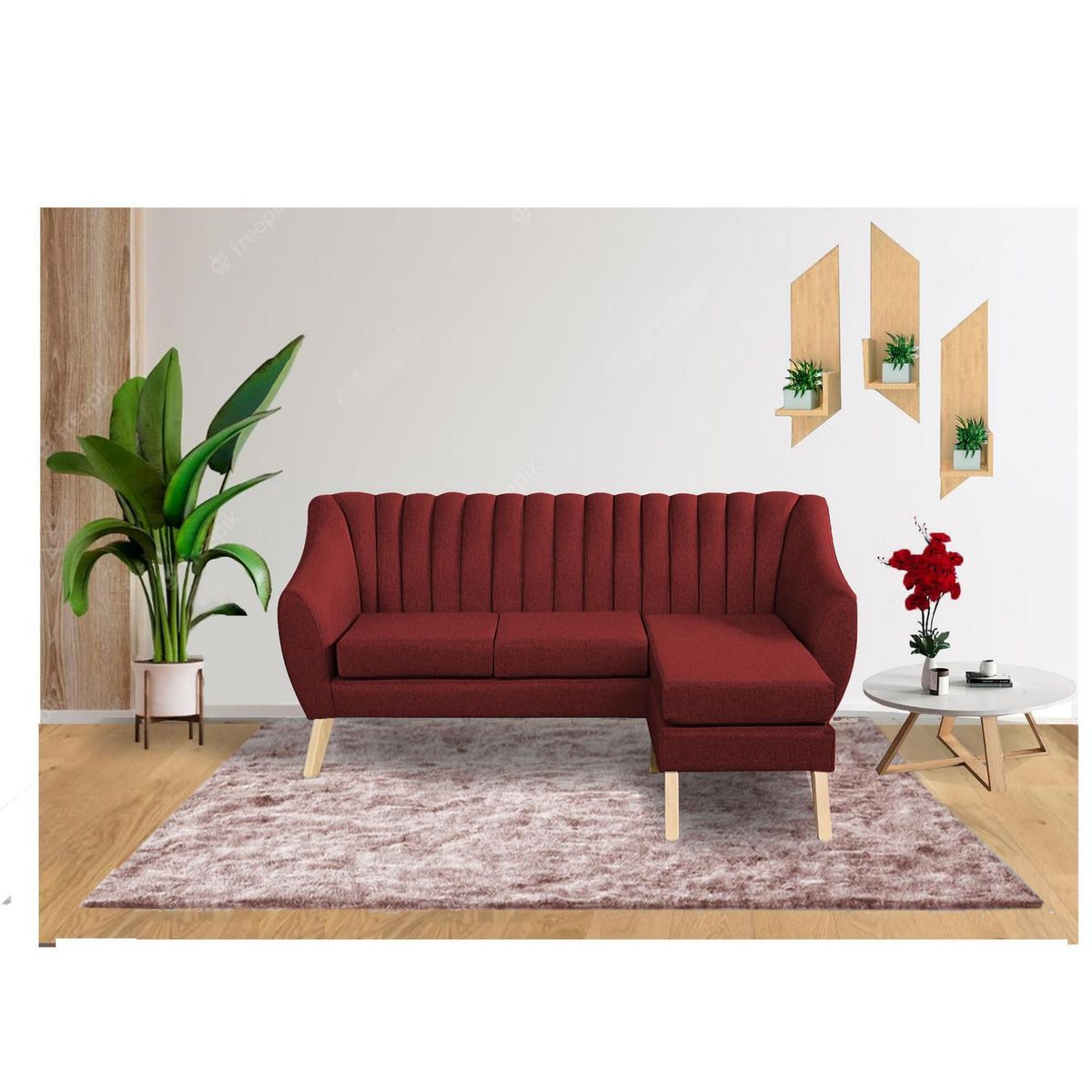 CASA BELLA - Seccional 3 Cuerpos Intercambiable Pavia