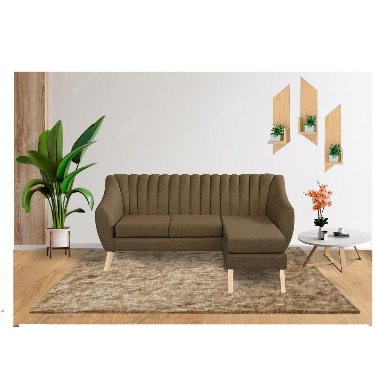 CASA BELLA - Seccional 3 Cuerpos Intercambiable Pavia