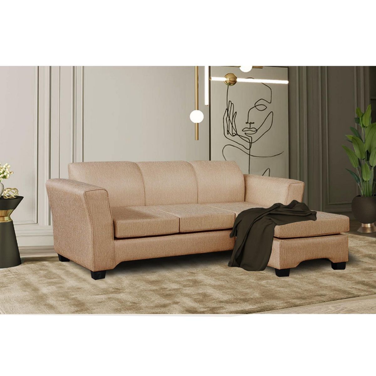 CASA BELLA - Seccional 3 Cuerpos Intercambiable Arezo