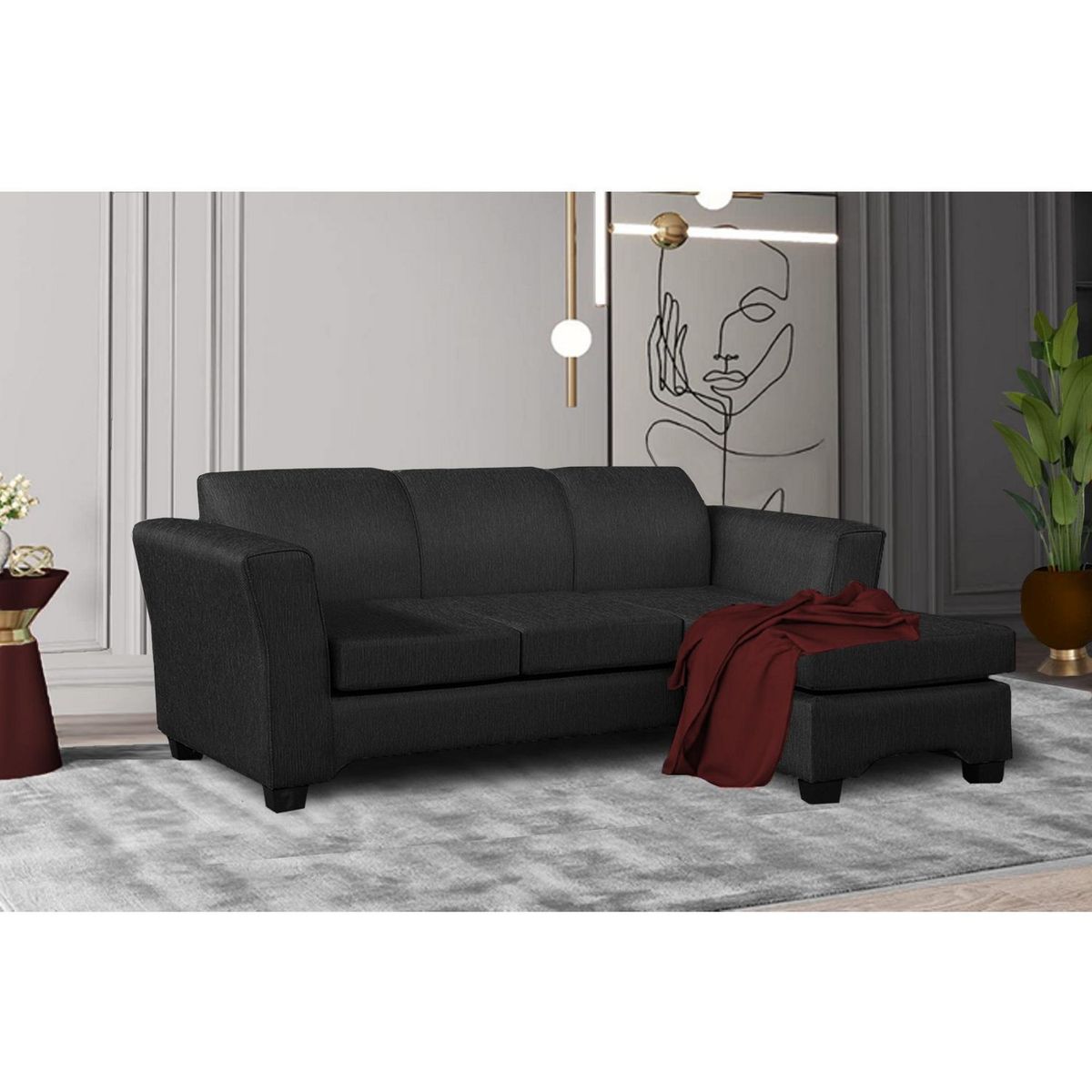 CASA BELLA - Seccional 3 Cuerpos Intercambiable Arezo