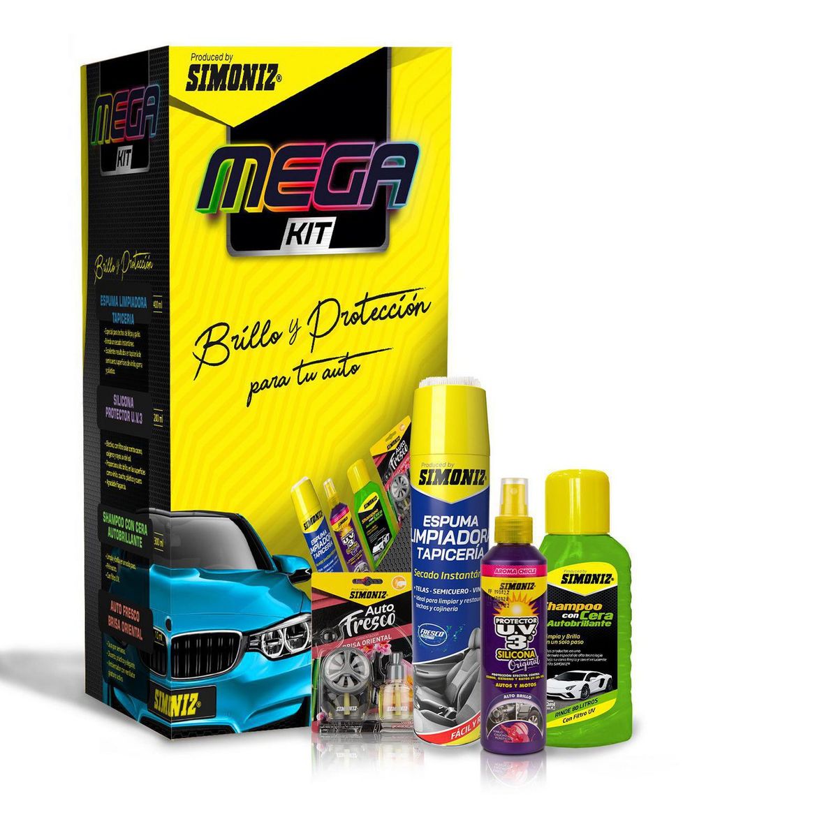 SIMONIZ - Megakit de Brillo y Protección para Auto