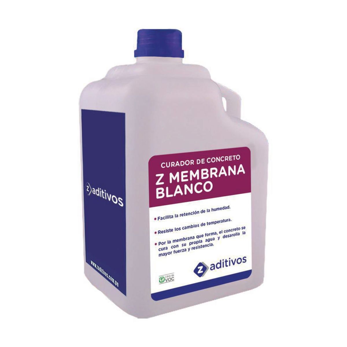  - Curador de concreto Z Membrana Blanco x Gl Z Aditivos