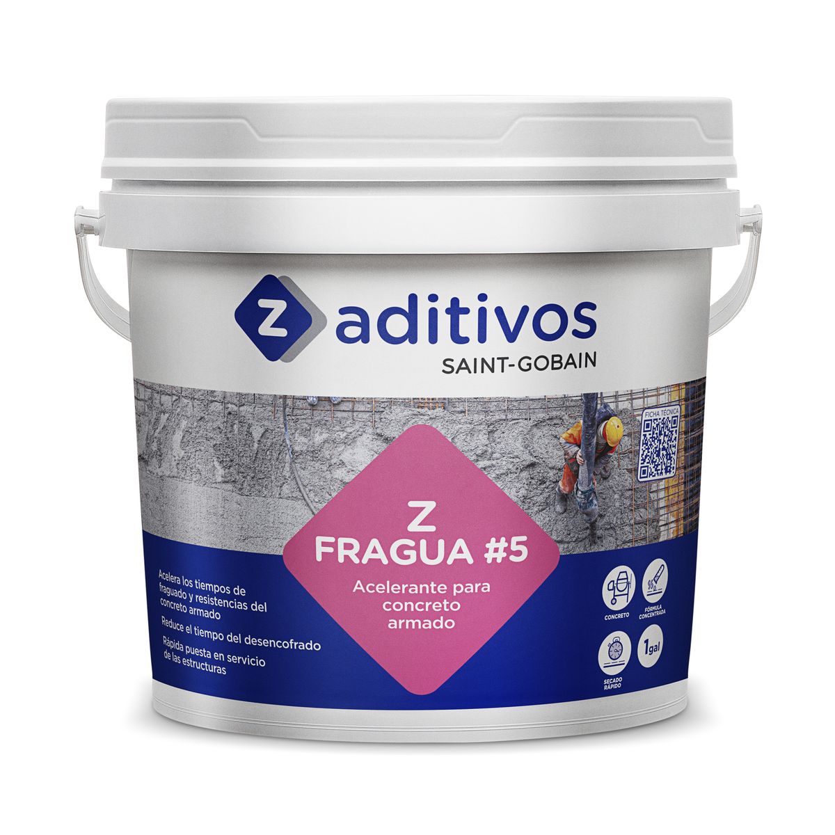 Acelerante de Fragua 5 x Gl Z Aditivos, marca  - Foto Principal