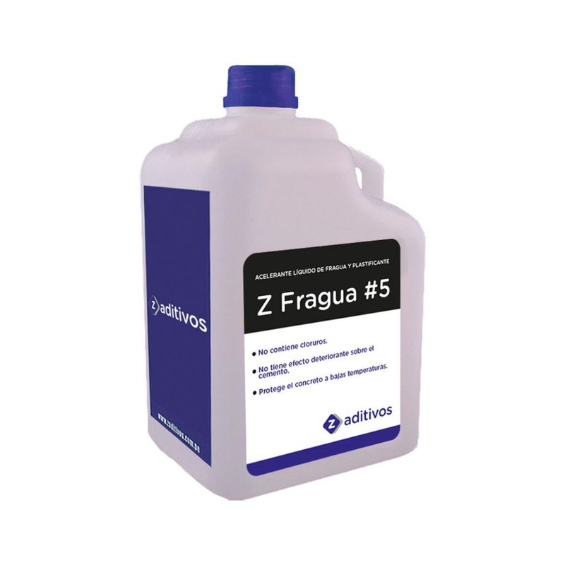  - Acelerante de fragua 5 x Gl Z Aditivos