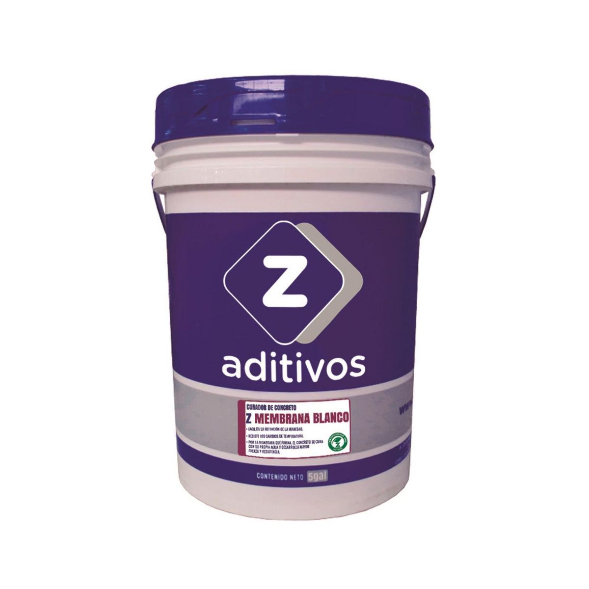  - Curador de concreto Z Membrana Blanco x 5 Gl Z Aditivos