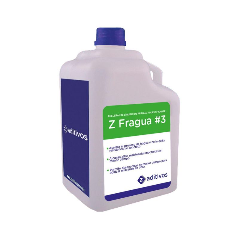  - Acelerante de fragua 3 x Gl Z Aditivos