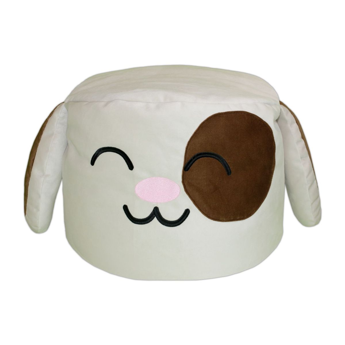 TACATACAPUFFS - Puff Terciopelo Puppy Crema