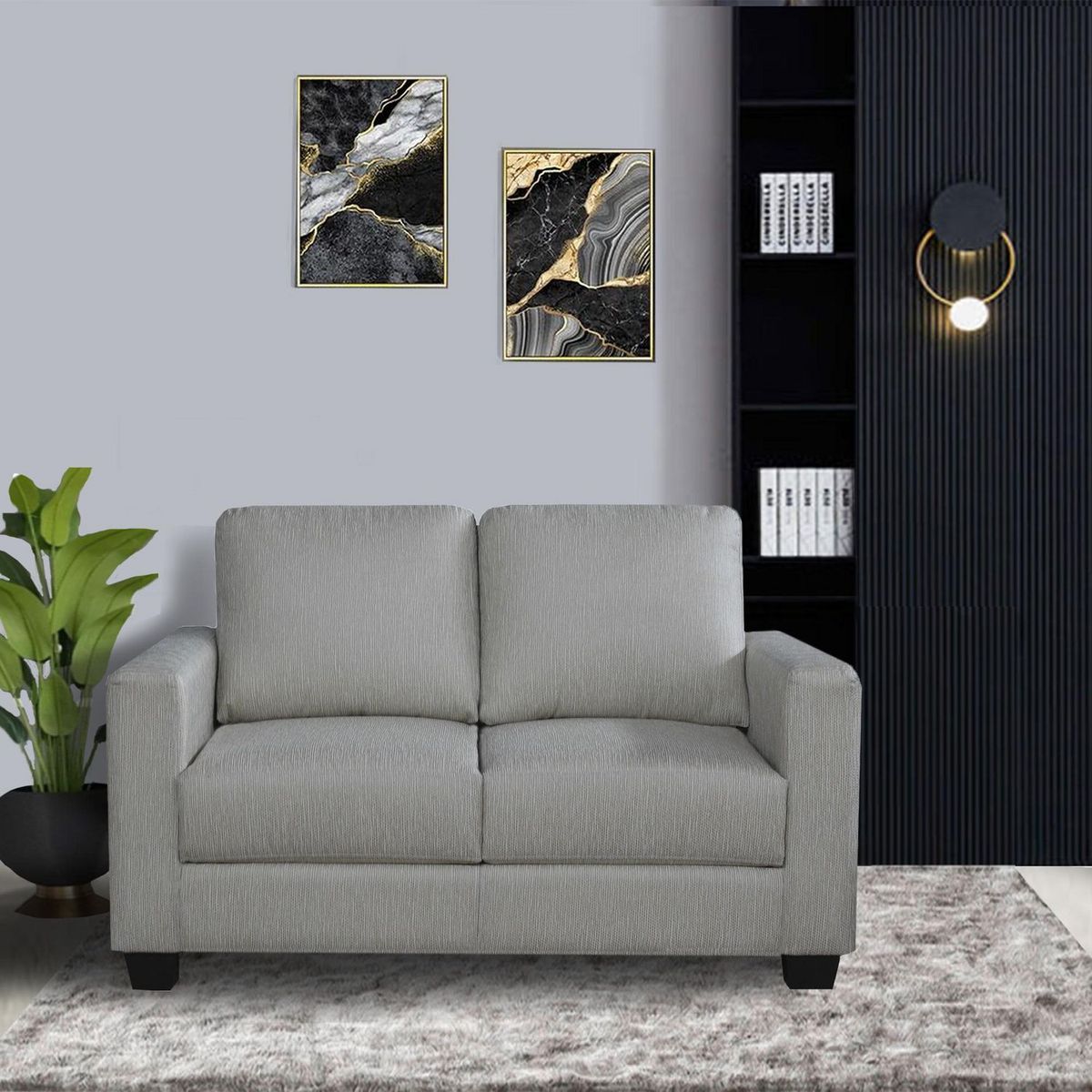 CASA BELLA - Sofá 2 Cuerpos Milán Nube