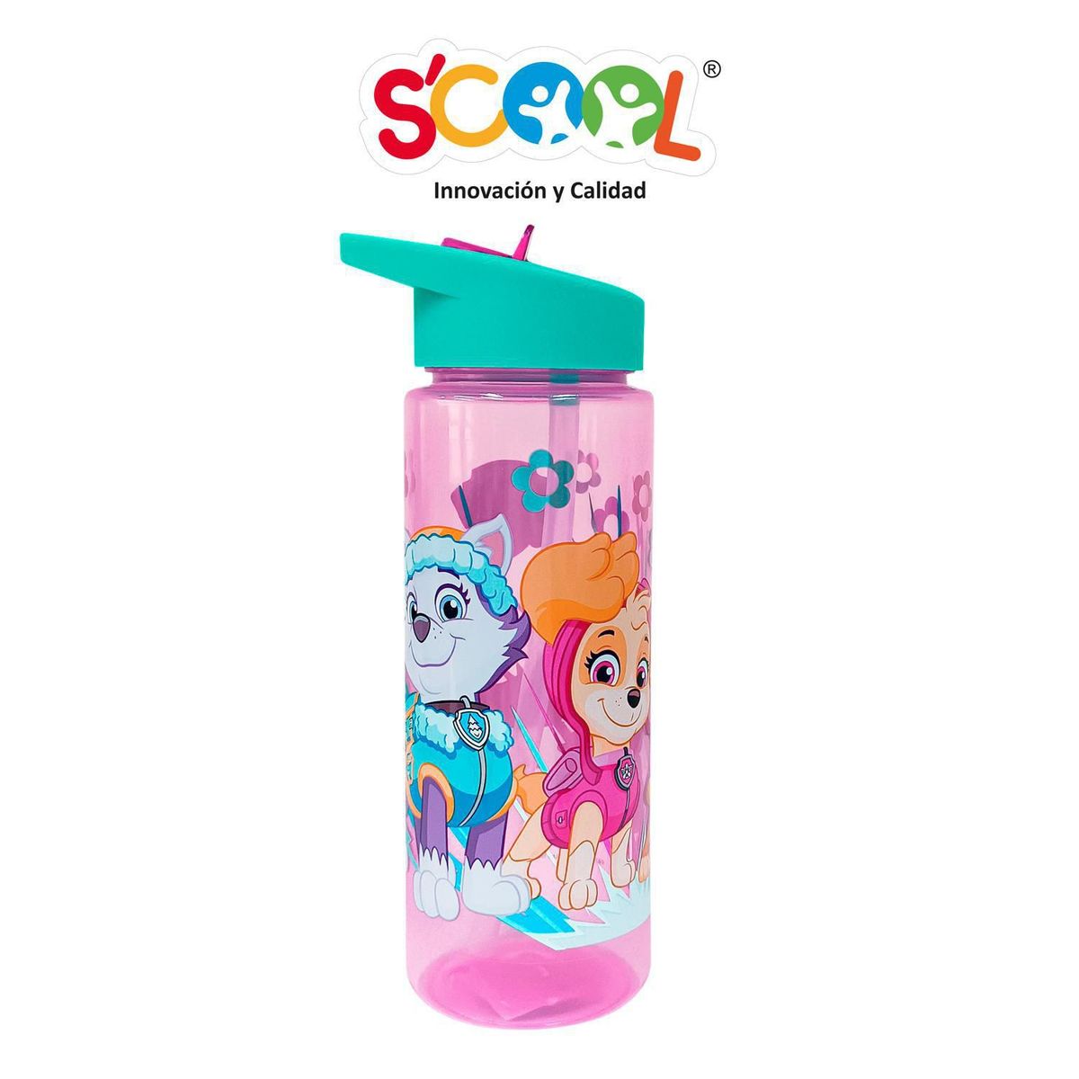 SCOOL - Tomatodo 590ml con Caña Paw Patrol Scool