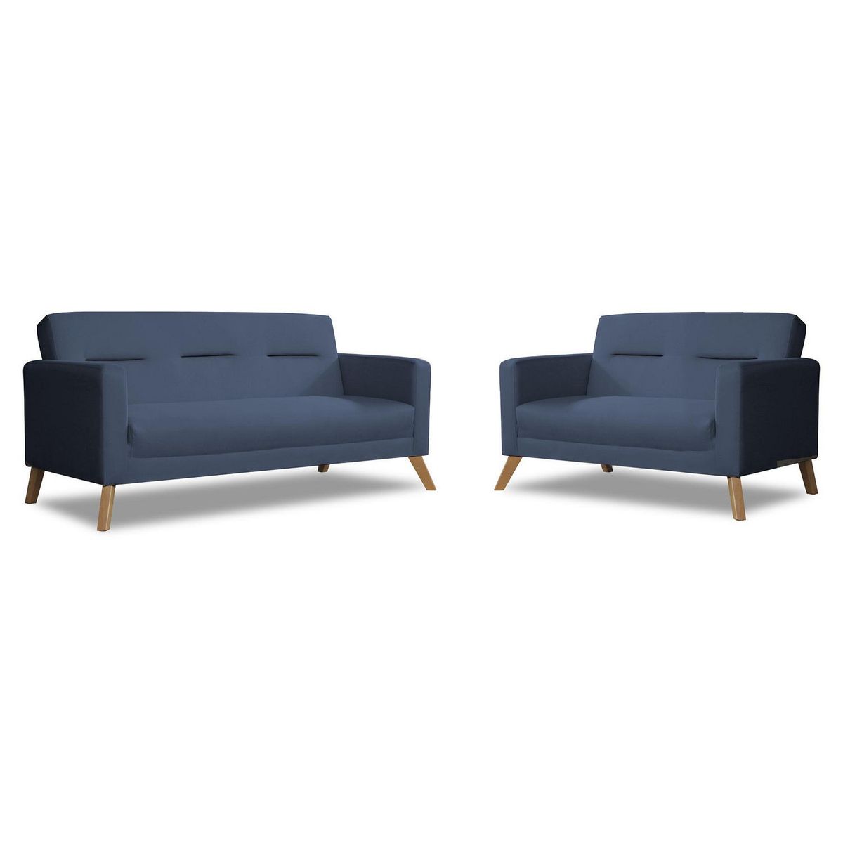 CASA BELLA - Juego de Sala 3-2 Cuerpos Bolzano Acero