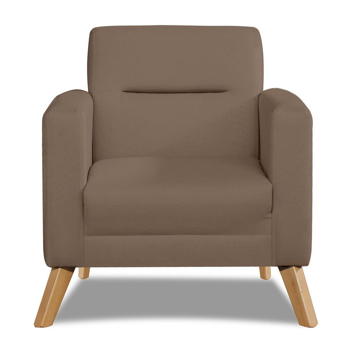 CASA BELLA - Sofá 1 Cuerpo Bolzano Marrón