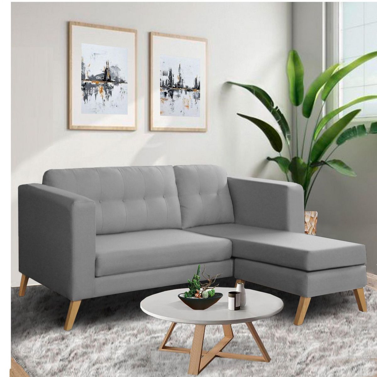 CASA BELLA - Seccional 3 Cuerpos Derecho Catania Gris