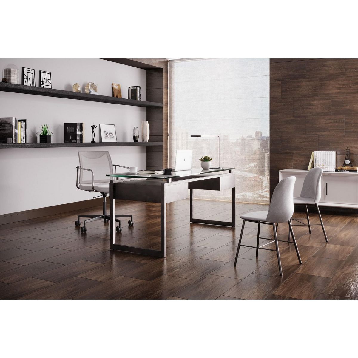 SAN LORENZO - Cerámica Marrón 30x60 Maderadas Mate 1.44 m2