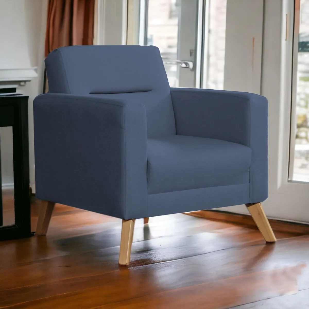 CASA BELLA - Sofá 1 Cuerpo Bolzano Acero