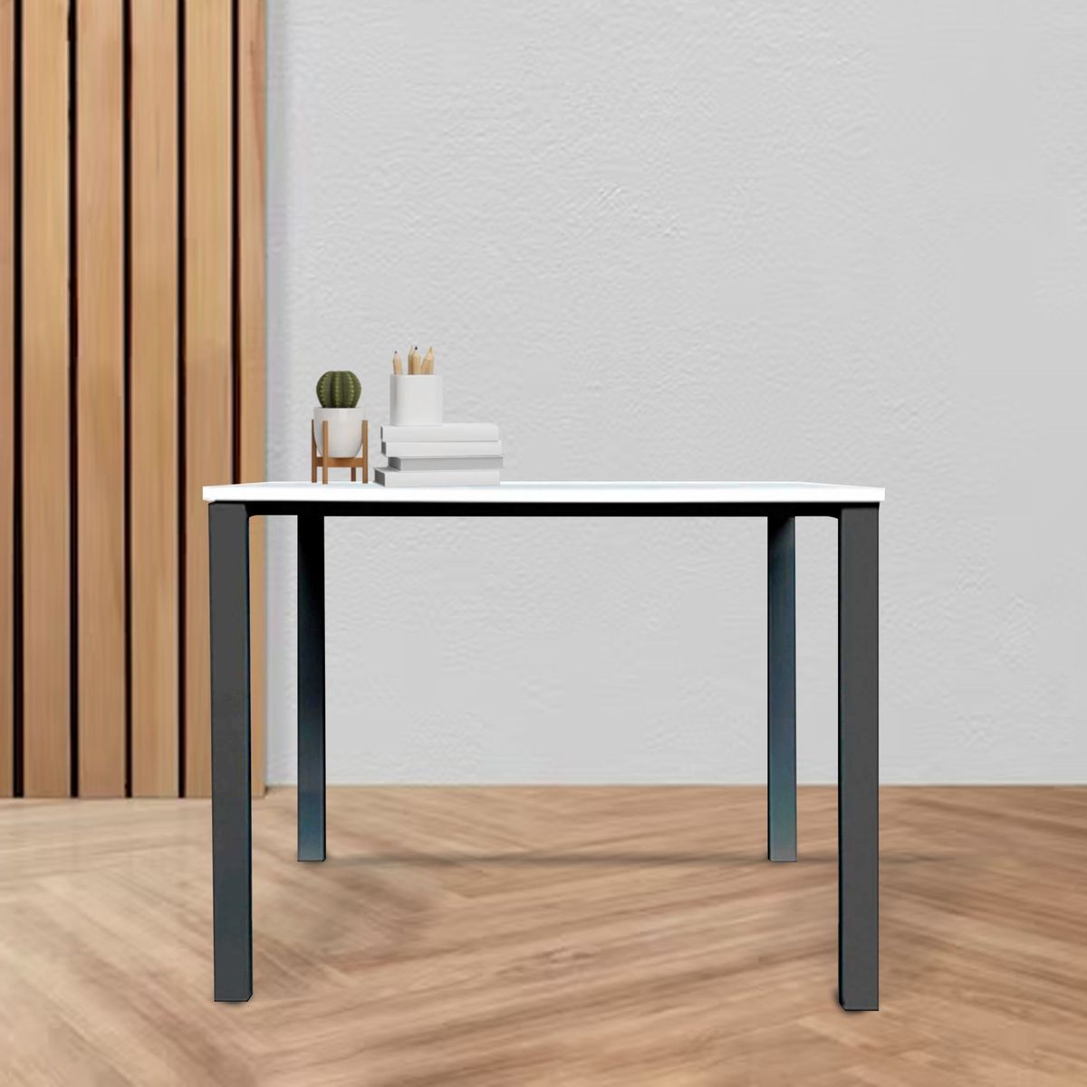 ZIYAZ - Escritorio Krona 120x60cm Blanco/Negro