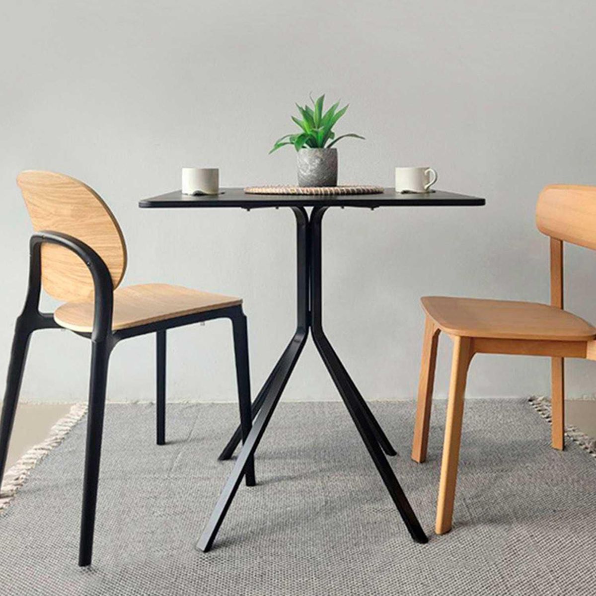 ZIYAZ - Mesa de Comedor For Negro