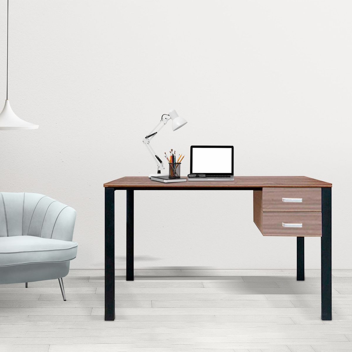 ZIYAZ - Escritorio Krona Negro/Gales