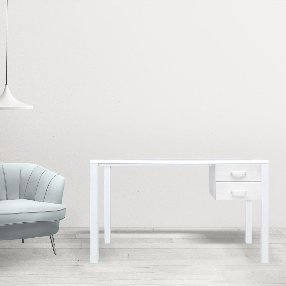 ZIYAZ - Escritorio Krona Blanco