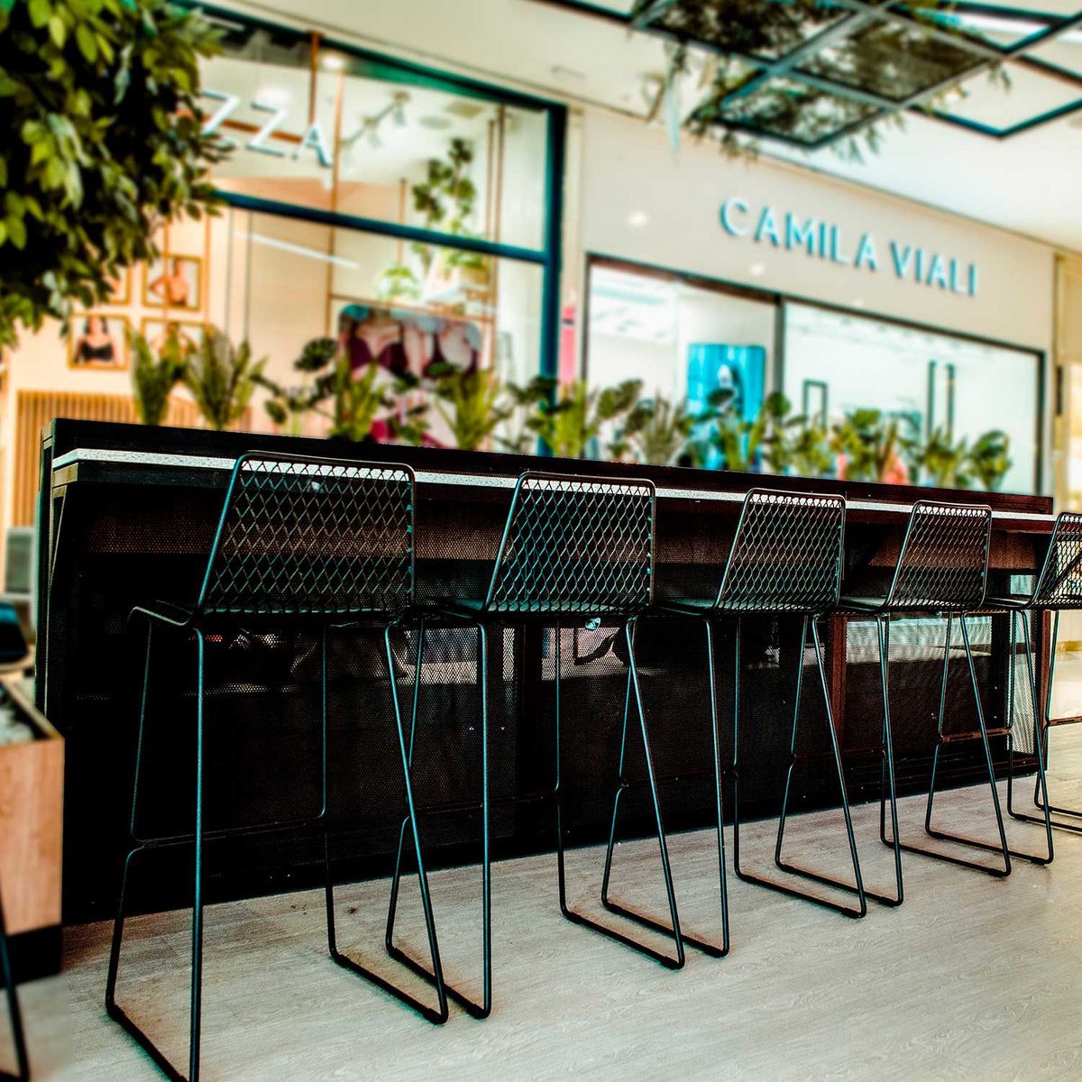 ZIYAZ - Silla Bar 500 Grados con Cojín Negro H65