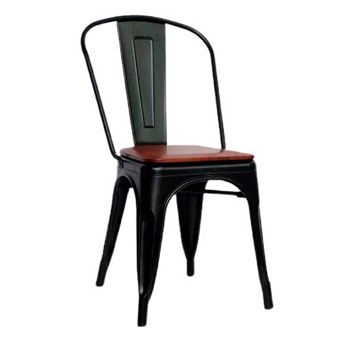 ZIYAZ - Silla de Comedor Vintage Nogal