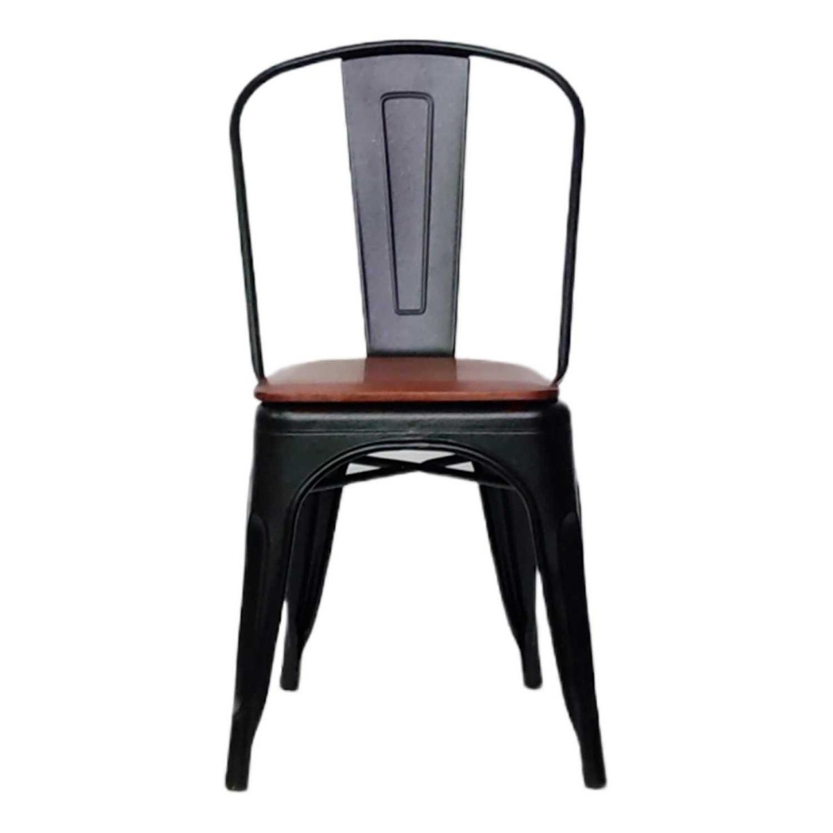 ZIYAZ - Silla de Comedor Vintage Nogal