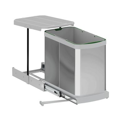 Cubo para Basura 24Lt Acero Inox