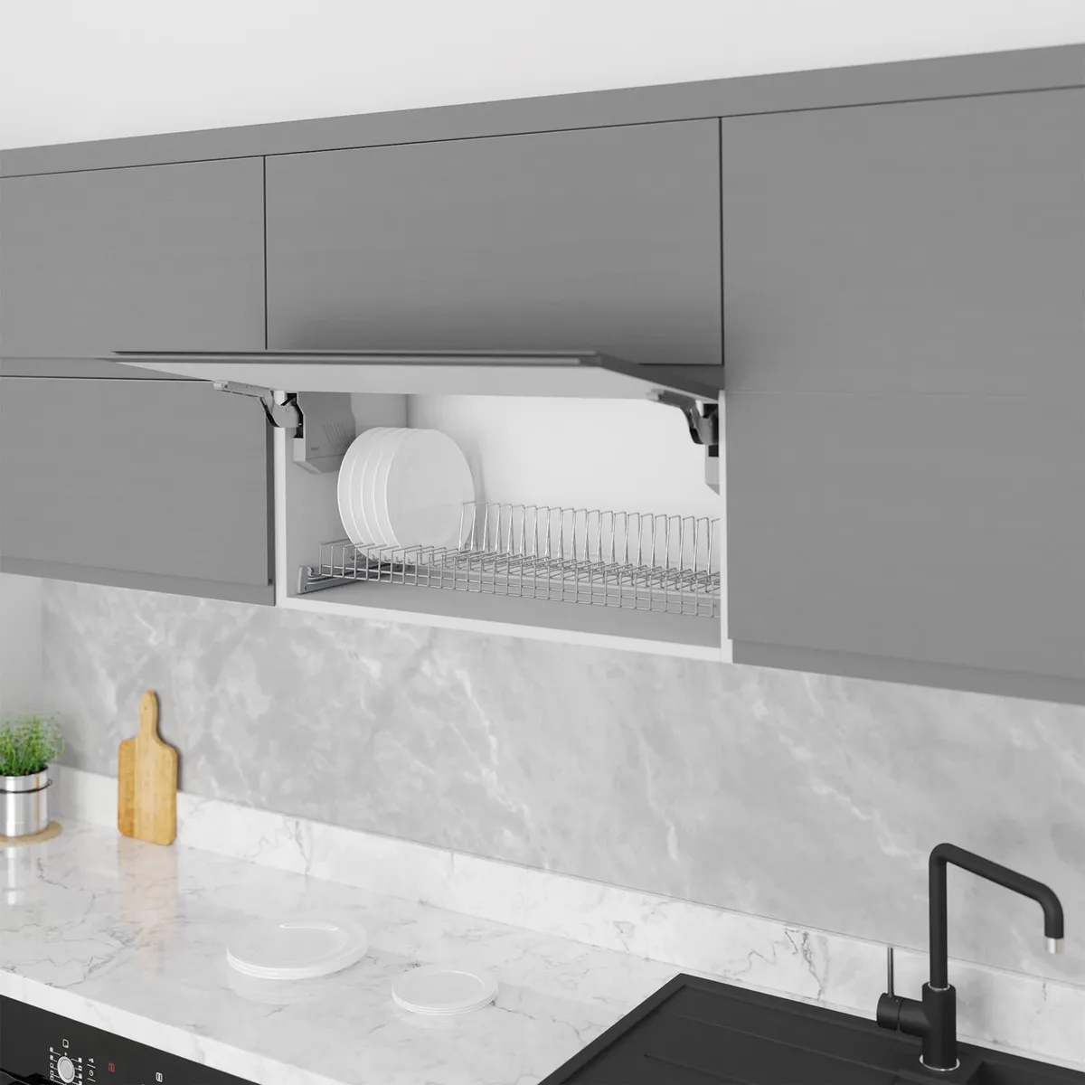  - Portaplatos Cromado 11x27x67cm