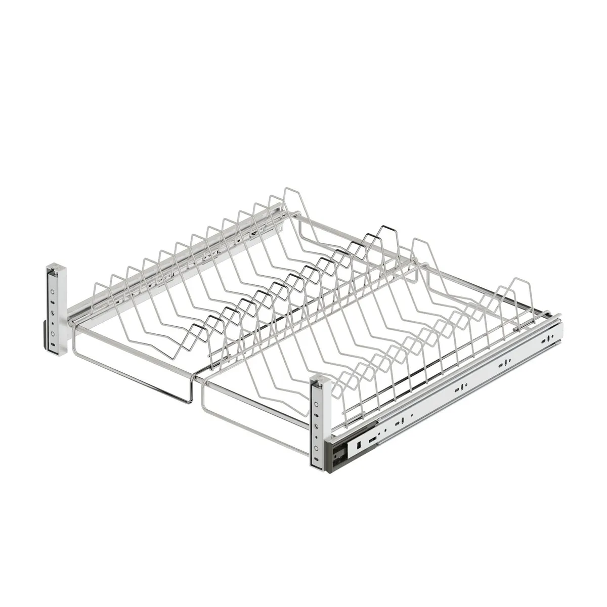  - Canasta Extendible para Porta Plato Cromado