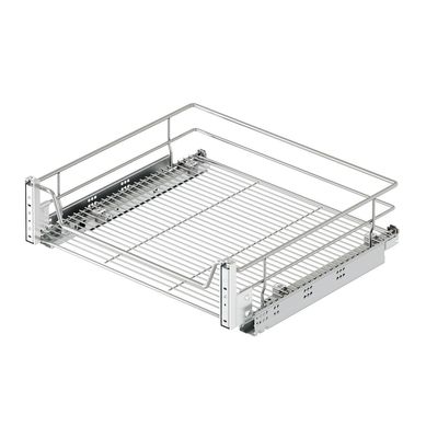 Canasta de Cocina Extendible Cromado 16x48x48.2cm