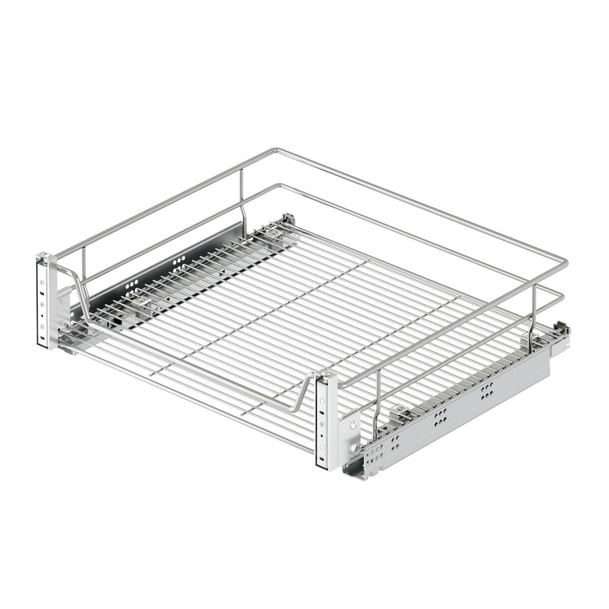  - Canasta de Cocina Extendible Cromado 16x58x50cm