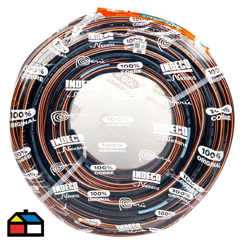 INDECO - Cable Vulcanizado 3X14AWG 100 Metros