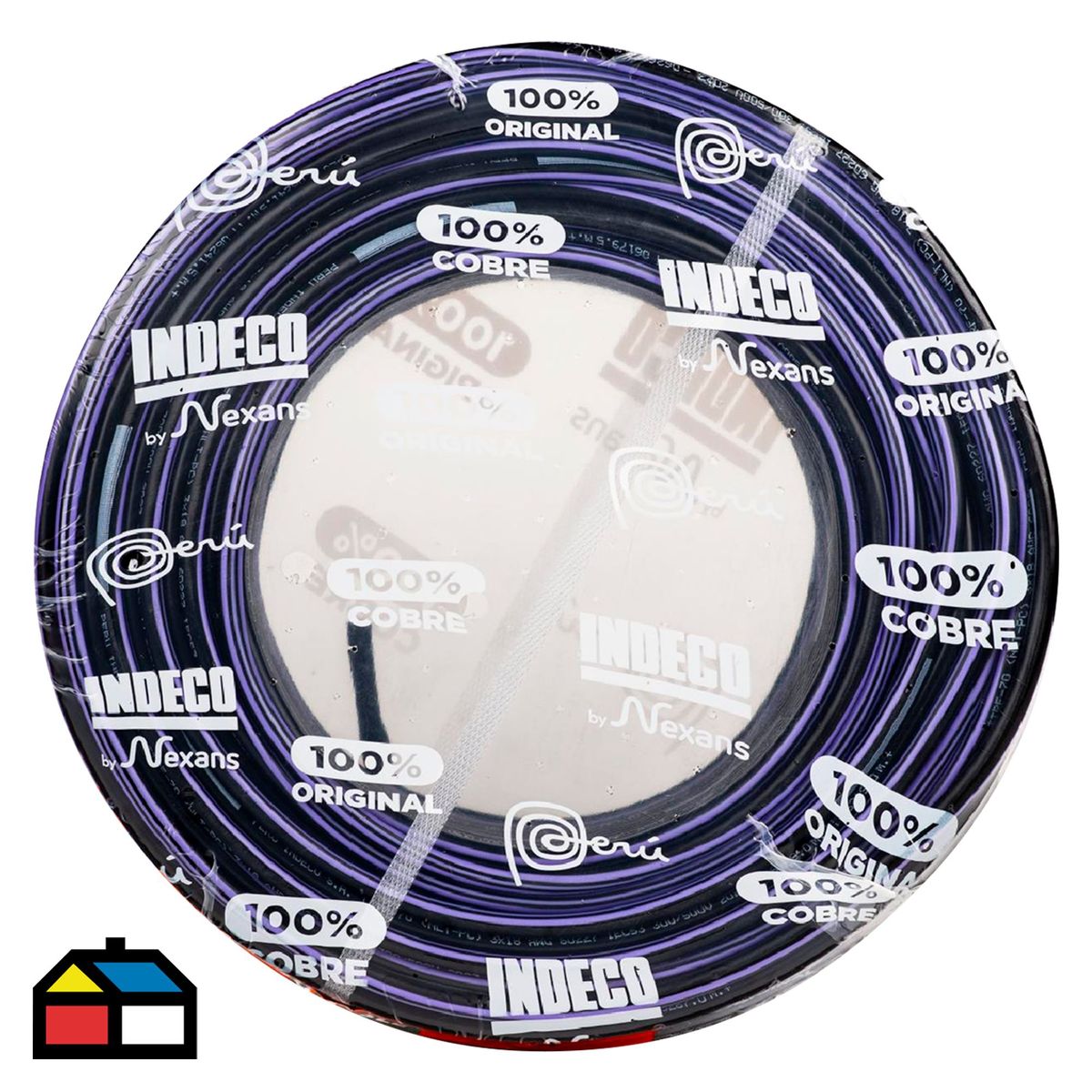 INDECO - Cable Vulcanizado 3X18AWG 100 Metros