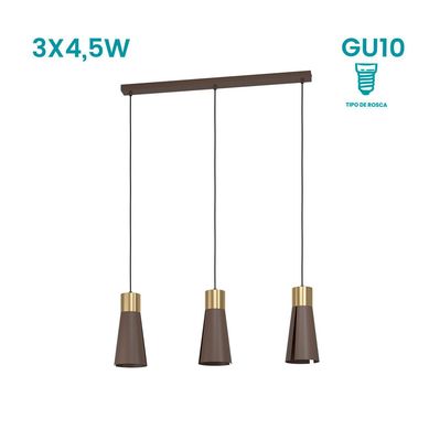 L�mpara Colgante LED Losalomas 3L GU10 Eglo