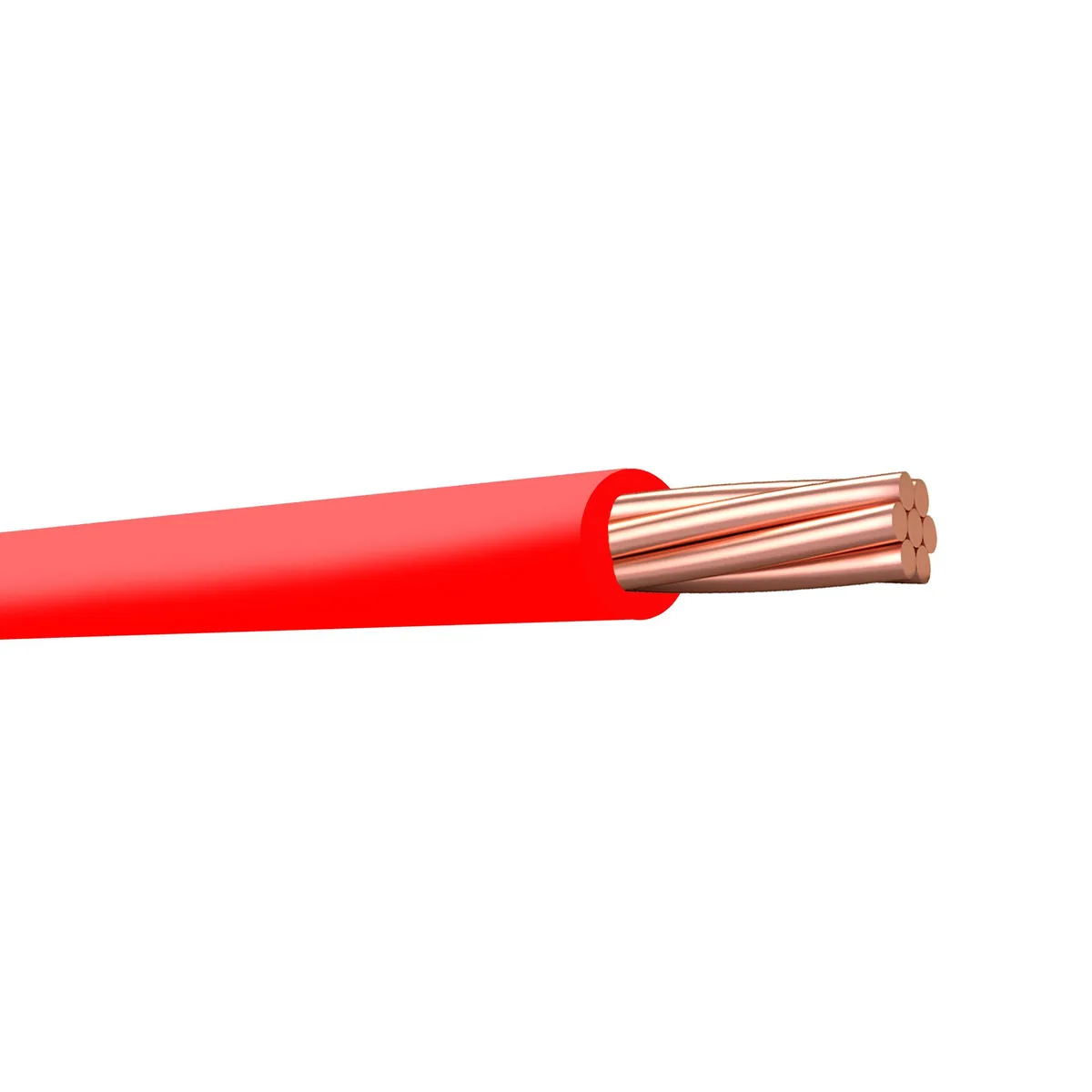 ELCOPE - Cable THW 14 AWG Elcope 450/750V Rojo 25 Metros