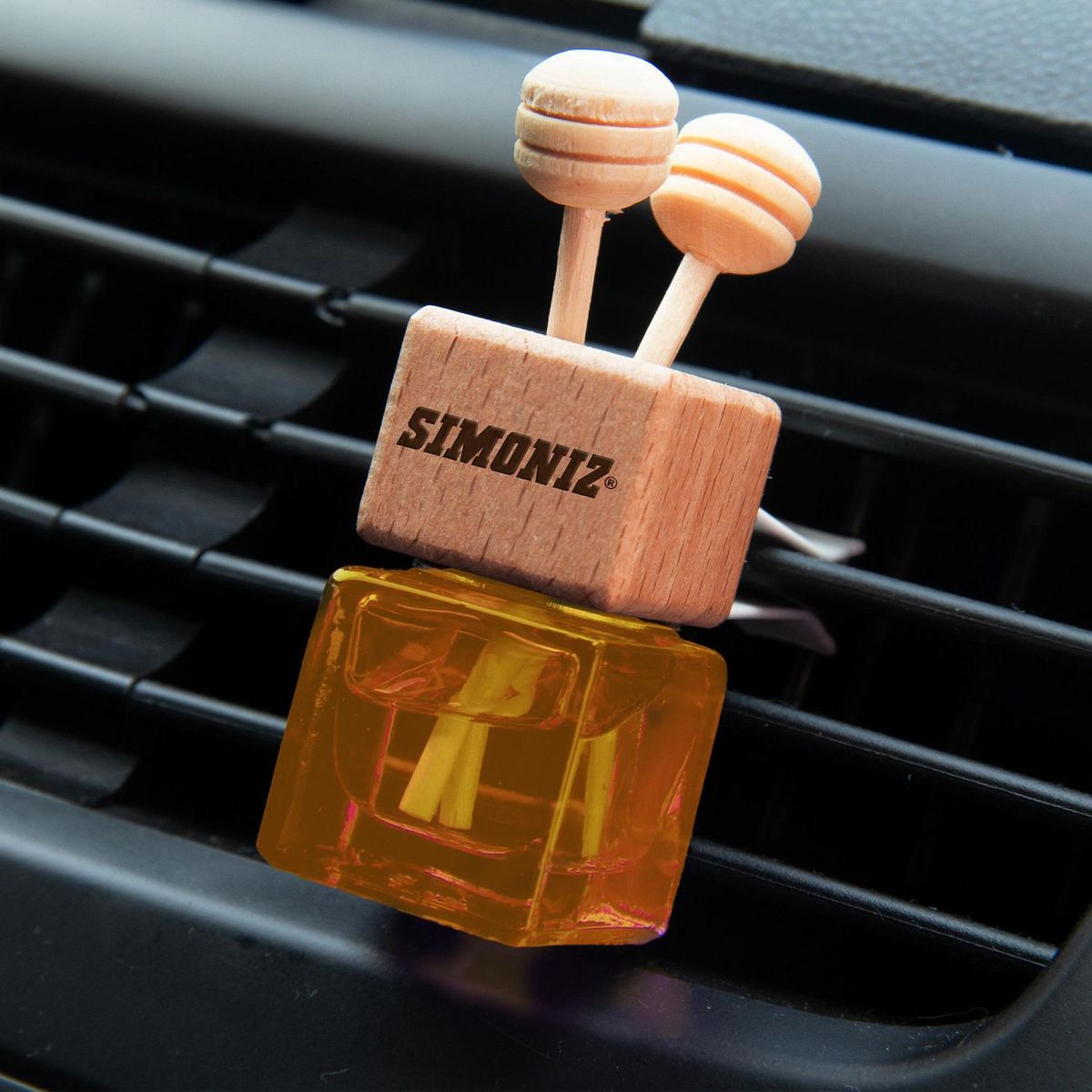 SIMONIZ - Ambientador para Auto Simoniz Difusor Jar Fresco Madera Can 8Ml