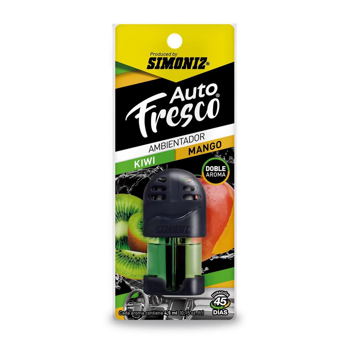 SIMONIZ - Ambientador Shick Splash x2 Kiwi Mango