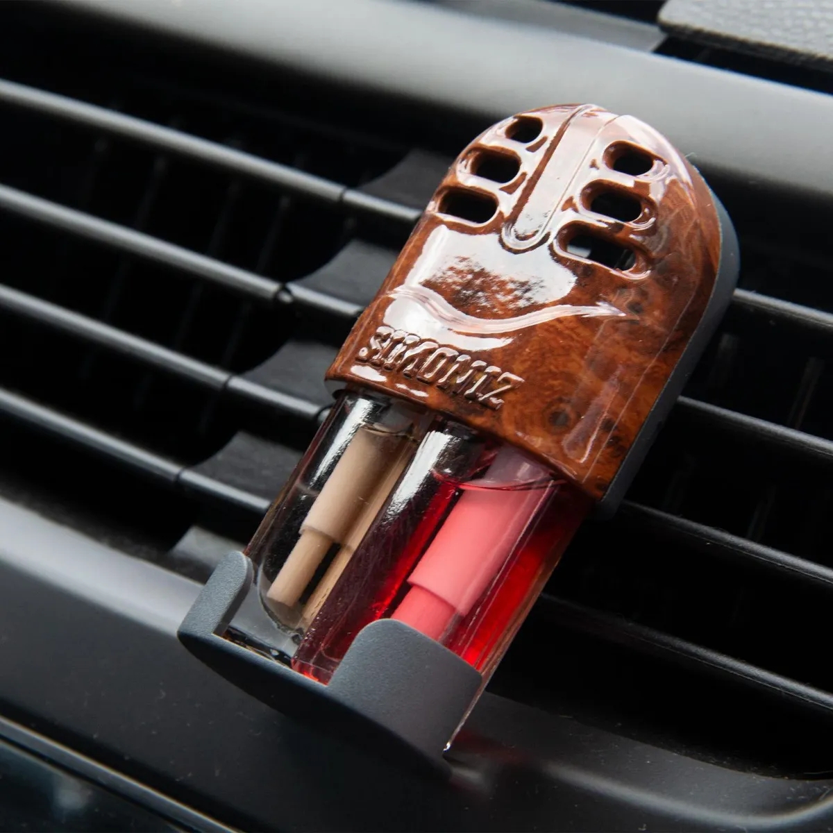 SIMONIZ - Ambientador para Auto Simoniz Duo Auto Frescor Mad/Cuero 4.5 Ml