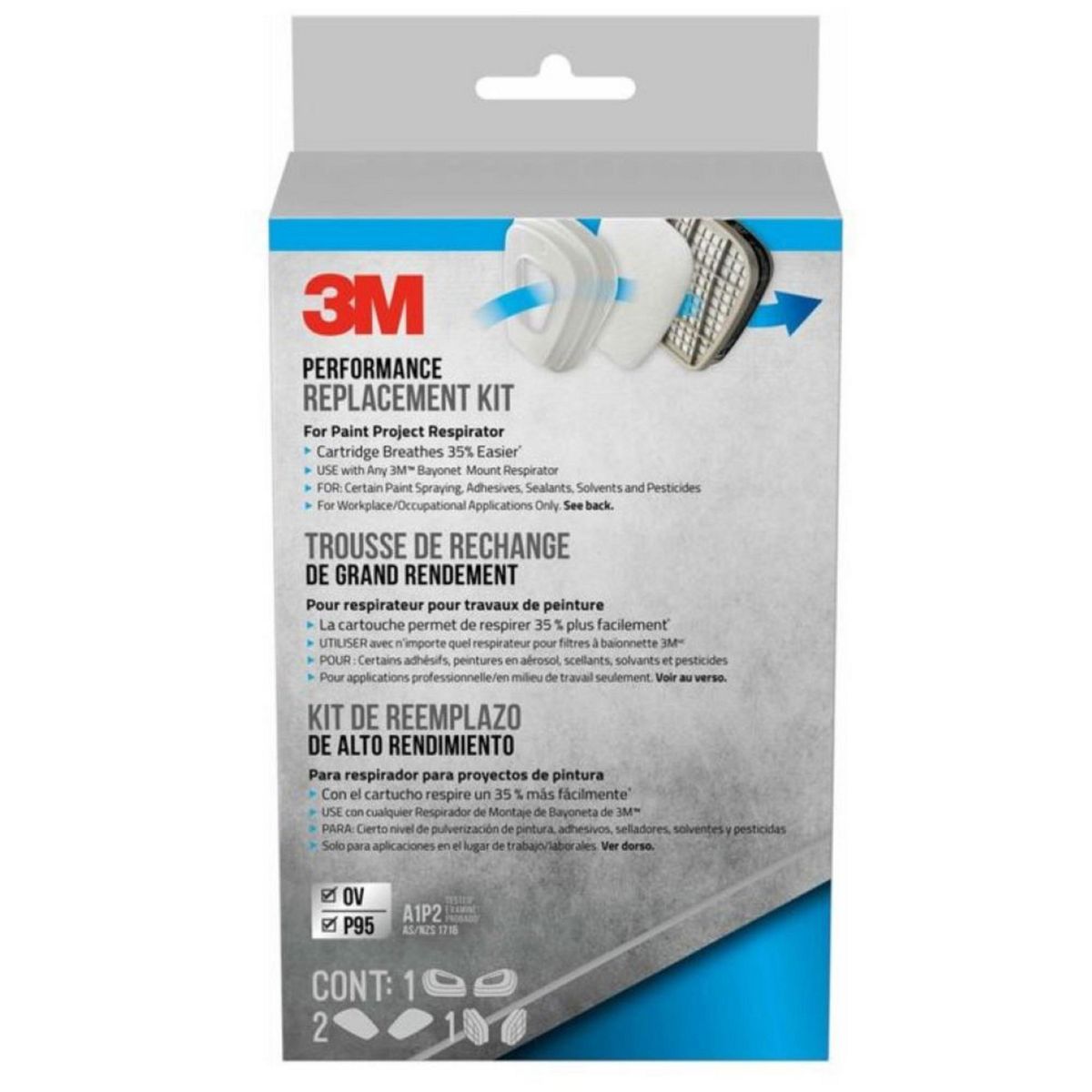 3M - Kit de Reemplazo de Alto Rendimiento 3M 6023